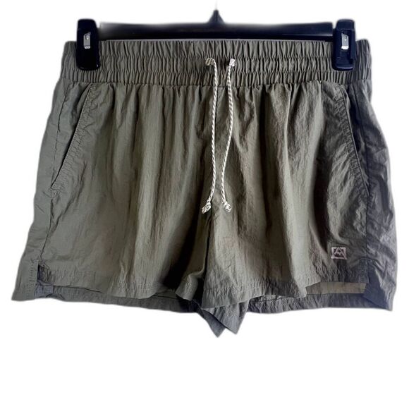 Avalanche Light Green Nylon Pull On Athletic Running Shorts Size Medium - Picture 1 of 8
